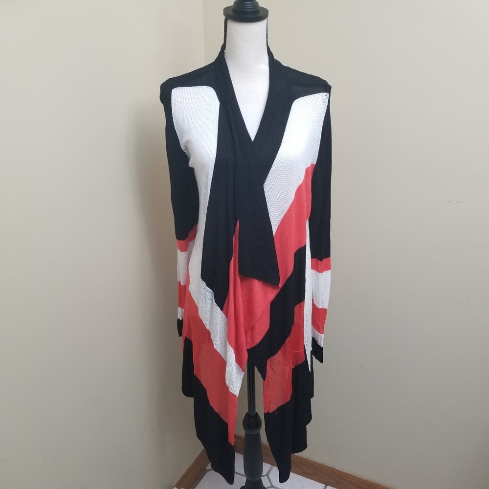 INC International Concepts Long Open Front Cardi